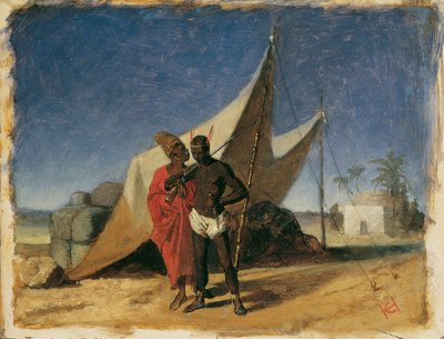 Scene in North Africa by Unbekannter Künstler