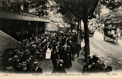 Taverne Pousset, Boulevard des Italiens, Paris by Unbekannter Künstler