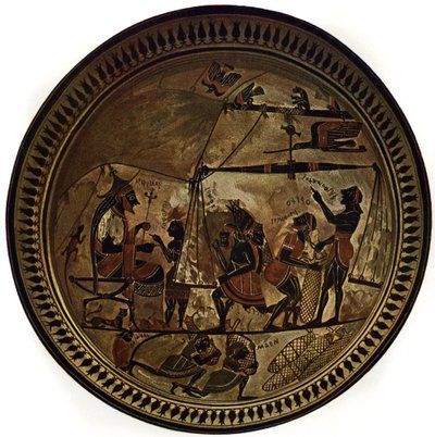 The Arkiselaos Plate by Unbekannter Künstler