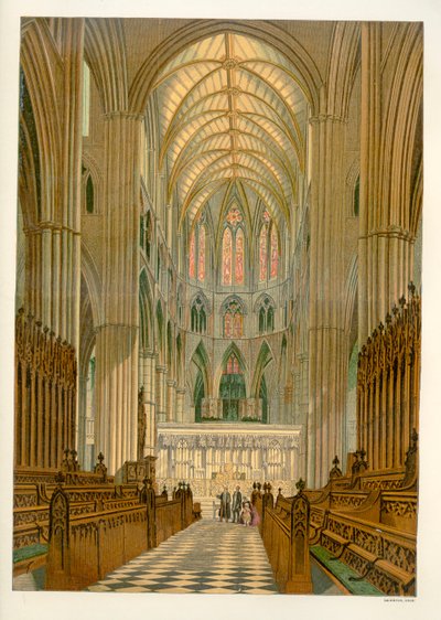 The Choir - Westminster Abbey by Unbekannter Künstler