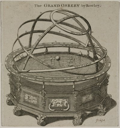 The Grand Orrery by Rowley, London by Unbekannt