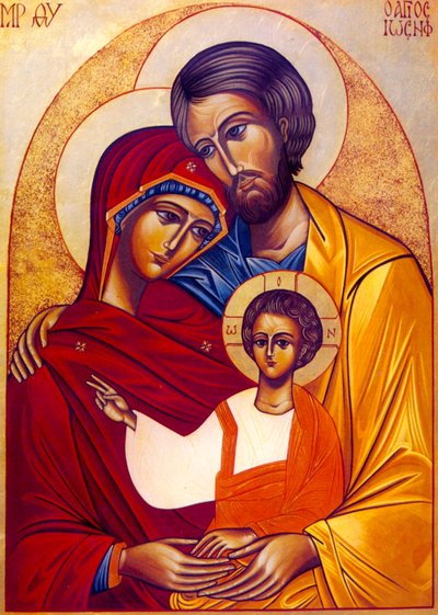 The Holy Family by Unbekannter Künstler