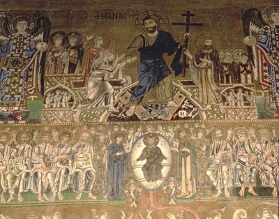 The Last Judgement (detail of Christ Judging) by Benjamin Baud