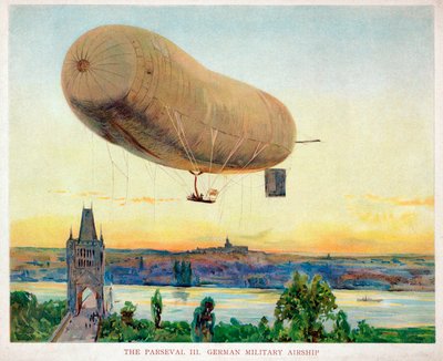 The Parseval III: German Military Airship by Unbekannt