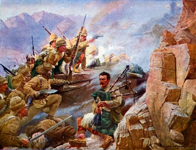 The Storming of Dargai by Unbekannter Künstler