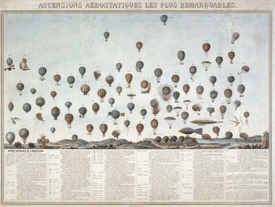 The History of Balloon Flights by Unbekannt