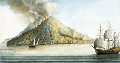 The Island of Stromboli, Sicily by Unbekannter Künstler