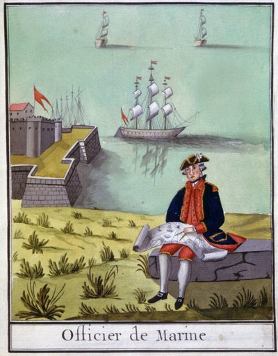 The Naval Officer by Unbekannter Künstler