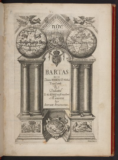 The title page of Divine Weekes by Unbekannter Künstler
