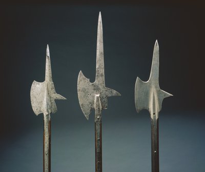 Three Halberds by Unbekannt