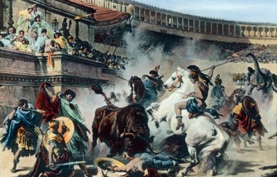 Tournament in the Colosseum by Unbekannter Künstler