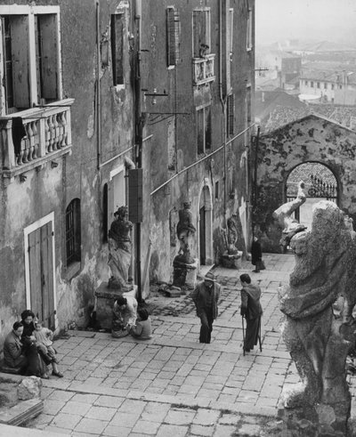 Town Staircase by Unbekannt