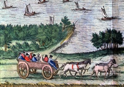 Transport by Osier Coach by Unbekannter Künstler