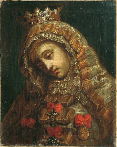 Mourning Madonna by Unbekannter Künstler