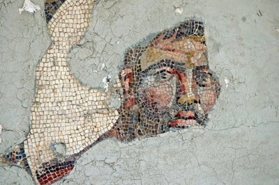 Two Athletes Mosaic, from Samandagi, Turkey by Unbekannt