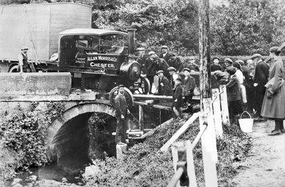 Steam Wagon Accident, Cheshire by Unbekannt