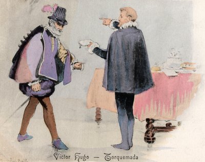Victor Hugo - Illustration by Unbekannter Künstler