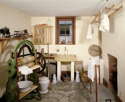 Victorian Scullery by Unbekannt