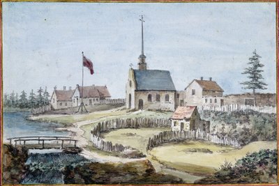 View of La Lorette, Canada by Unbekannter Künstler