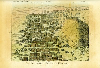 View of the city of Timbuktu, Mali by Unbekannt