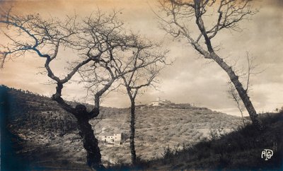 View of the Tuscan countryside by Unbekannter Künstler
