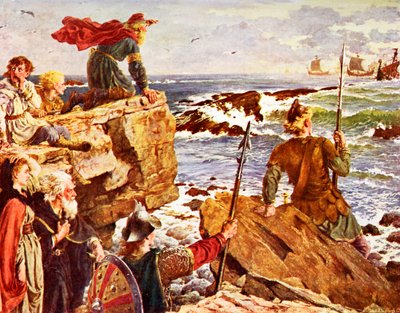 Viking conquest of England and Ireland by Unbekannter Künstler