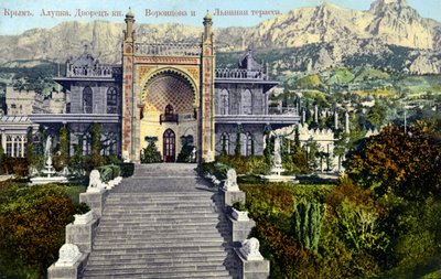 Vorontsov Palace, Alupka, Crimea by Unbekannter Künstler