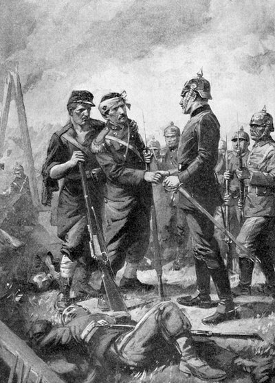 WWI - Wounded French NCO 1914 by Unbekannter Künstler