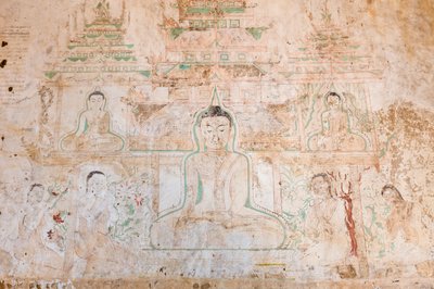 Wall Painting, Sulamani Pahto, Bagan by Unbekannter Künstler