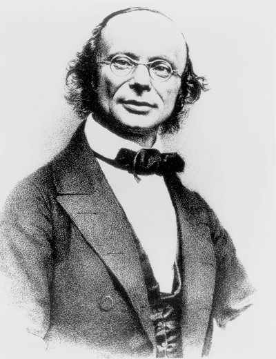 Wilhelm Eduard Weber, German physicist, c 1860s by Unbekannt