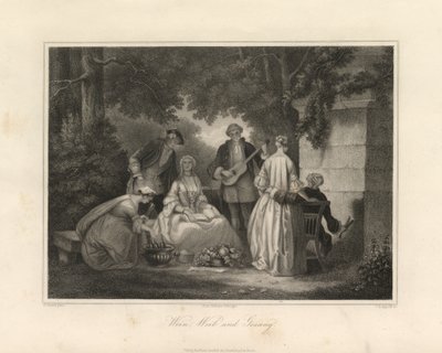 Wine, Women and Song, Triest, c.1850 by Unbekannter Künstler