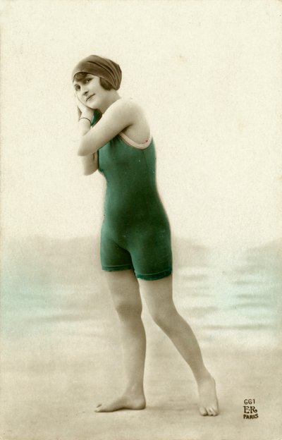 Woman in Swimsuit, c. early 1900s by Alec Hunter