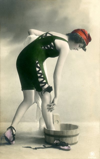 Woman in swimsuits, c. early 1900s by Alec Hunter