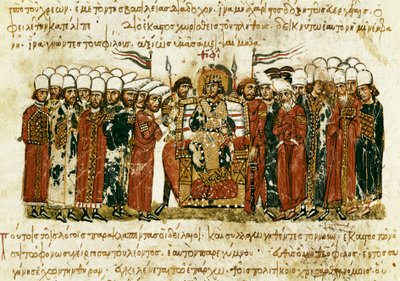 The Byzantine Emperor Theophile by Unbekannt