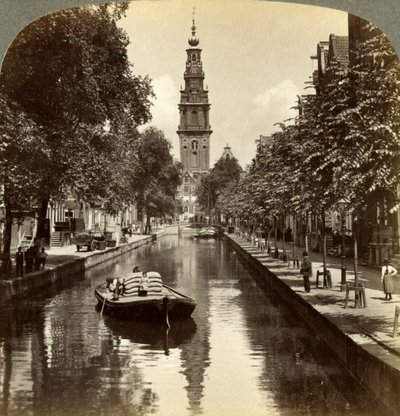 Canal, Amsterdam, Netherlands by Underwood and Underwood