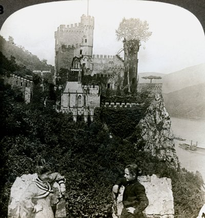 Castle Rheinstein, near Bingen, Germany by Underwood and Underwood
