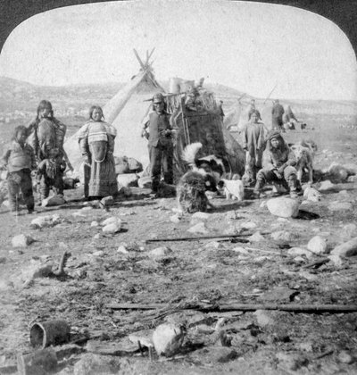 Eskimos, Northern Greenland by Underwood and Underwood