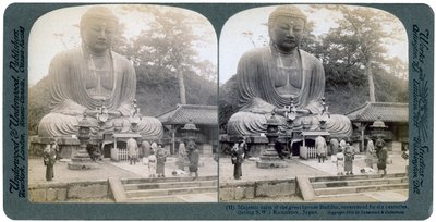Great Bronze Buddha, Kamakura, Japan, 1904 by Underwood and Underwood
