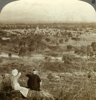 Pagodas, Mandalay, Burma by Underwood and Underwood
