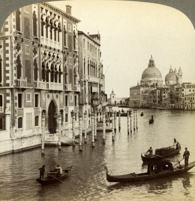 The Grand Canal, Venice, Italy by Underwood and Underwood