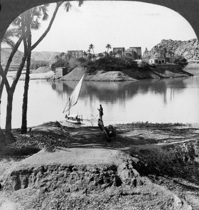 The Island of Philae, Egypt by Underwood and Underwood