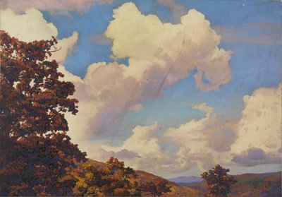 Autumn Mountain Landscape by Unidentified