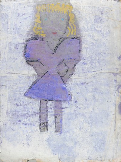 Girl with Blond Hair by Unidentified