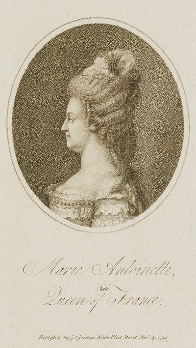 Marie Antoinette, Late Queen of France by Unidentified
