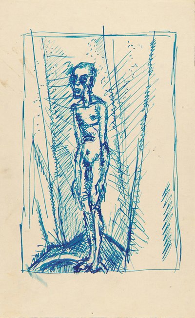 Standing Nude Man by Unidentified