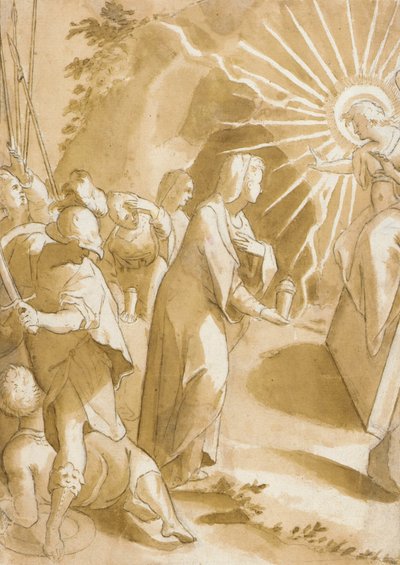 The Three Marys at the Tomb by Unidentified