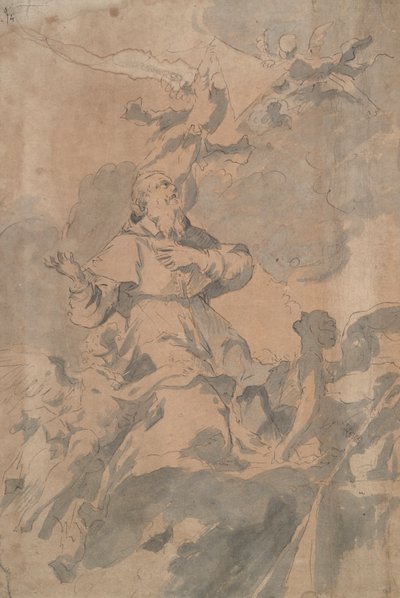Ascension of a Cardinal Saint by Unknown