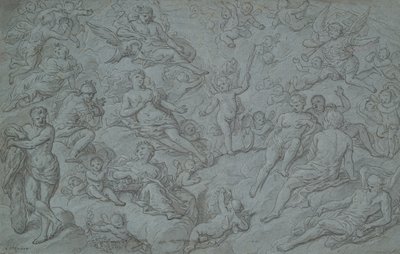 Assembly of Gods and Hercules by Unknown