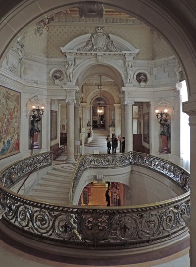 Entrance Hall, Chateau de Chantilly by Unknown
