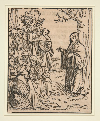 Christ Preaching by Unknown